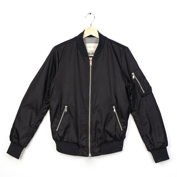 Babaton - Black Bomber Jacket - Picture 1 of 3